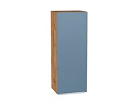 Кухонный  Шкаф верхний с 1-ой дверцей Фьюжн Дуб Вотан, Silky Blue, 920, 350, каркас ЛДСП  Дуб Вотан, фасад МДФ  Silky Blue,  920*350*320 sppr5VVTtoAR65111