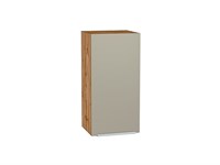 Кухонный  Шкаф верхний с 1-ой дверцей Фьюжн Дуб Вотан, Silky Grey, 720, 350, каркас ЛДСП  Дуб Вотан, фасад МДФ  Silky Grey,  716*350*320 sppr5VVTtoAR65098