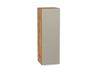 Кухонный  Шкаф верхний с 1-ой дверцей Фьюжн Дуб Вотан, Silky Grey, 920, 300, каркас ЛДСП  Дуб Вотан, фасад МДФ  Silky Grey,  920*300*320 sppr5VVTtoAR60764