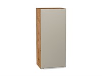 Кухонный  Шкаф верхний с 1-ой дверцей Фьюжн Дуб Вотан, Silky Grey, 920, 400, каркас ЛДСП  Дуб Вотан, фасад МДФ  Silky Grey,  920*400*320 sppr5VVTtoAR60765