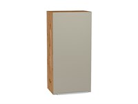 Кухонный  Шкаф верхний с 1-ой дверцей Фьюжн Дуб Вотан, Silky Grey, 920, 450, каркас ЛДСП  Дуб Вотан, фасад МДФ  Silky Grey,  920*450*320 sppr5VVTtoAR60766