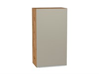 Кухонный  Шкаф верхний с 1-ой дверцей Фьюжн Дуб Вотан, Silky Grey, 920, 500, каркас ЛДСП  Дуб Вотан, фасад МДФ  Silky Grey,  920*500*320 sppr5VVTtoAR60767