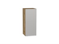 Кухонный  Шкаф верхний с 1-ой дверцей Фьюжн Дуб Вотан, Silky Light Grey, 720, 300, каркас ЛДСП  Дуб Вотан, фасад МДФ  Silky Light Grey,  716*300*320 sppr5VVTtoAR66586