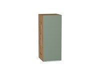 Кухонный  Шкаф верхний с 1-ой дверцей Фьюжн Дуб Вотан, Silky Mint, 720, 300, каркас ЛДСП  Дуб Вотан, фасад МДФ  Silky Mint,  716*300*320 sppr5VVTtoAR60769