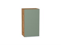 Кухонный  Шкаф верхний с 1-ой дверцей Фьюжн Дуб Вотан, Silky Mint, 720, 400, каркас ЛДСП  Дуб Вотан, фасад МДФ  Silky Mint,  716*400*320 sppr5VVTtoAR60770