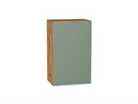 Кухонный  Шкаф верхний с 1-ой дверцей Фьюжн Дуб Вотан, Silky Mint, 720, 450, каркас ЛДСП  Дуб Вотан, фасад МДФ  Silky Mint,  716*450*320 sppr5VVTtoAR60771