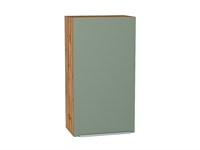Кухонный  Шкаф верхний с 1-ой дверцей Фьюжн Дуб Вотан, Silky Mint, 920, 500, каркас ЛДСП  Дуб Вотан, фасад МДФ  Silky Mint,  920*500*320 sppr5VVTtoAR60777