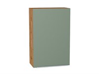 Кухонный  Шкаф верхний с 1-ой дверцей Фьюжн Дуб Вотан, Silky Mint, 920, 600, каркас ЛДСП  Дуб Вотан, фасад МДФ  Silky Mint,  920*600*320 sppr5VVTtoAR60778