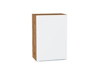 Кухонный  Шкаф верхний с 1-ой дверцей Фьюжн Дуб Вотан, Silky White, 720, 500, каркас ЛДСП  Дуб Вотан, фасад МДФ  Silky White,  716*500*320 sppr5VVTtoAR60742
