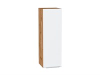 Кухонный  Шкаф верхний с 1-ой дверцей Фьюжн Дуб Вотан, Silky White, 920, 300, каркас ЛДСП  Дуб Вотан, фасад МДФ  Silky White,  920*300*320 sppr5VVTtoAR60744