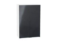 Кухонный  Шкаф верхний с 2-мя дверцами Фьюжн Белый, Anthracite, 920, 600, каркас ЛДСП  Белый, фасад МДФ  Anthracite,  920*600*320 sppr5VVTtoAR45087