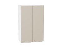 Кухонный  Шкаф верхний с 2-мя дверцами Фьюжн Белый, Cream Silk, 920, 600, каркас ЛДСП  Белый, фасад МДФ  Cream Silk,  920*600*320 sppr5VVTtoAR71905