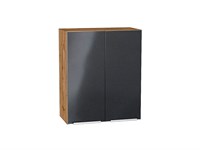 Кухонный  Шкаф верхний с 2-мя дверцами Фьюжн Дуб Вотан, Anthracite, 720, 600, каркас ЛДСП  Дуб Вотан, фасад МДФ  Anthracite,  716*600*320 sppr5VVTtoAR60833