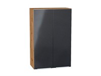 Кухонный  Шкаф верхний с 2-мя дверцами Фьюжн Дуб Вотан, Anthracite, 920, 600, каркас ЛДСП  Дуб Вотан, фасад МДФ  Anthracite,  920*600*320 sppr5VVTtoAR60835