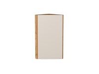 Кухонный  Шкаф верхний торцевой Фьюжн Дуб Вотан, Cream Silk, 720, каркас ЛДСП  Дуб Вотан, фасад МДФ  Cream Silk,  716*300*306 sppr5VVTtoAR71943