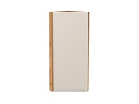 Кухонный  Шкаф верхний торцевой Фьюжн Дуб Вотан, Cream Silk, 920, каркас ЛДСП  Дуб Вотан, фасад МДФ  Cream Silk,  920*300*306 sppr5VVTtoAR71944