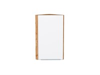 Кухонный  Шкаф верхний торцевой Фьюжн Дуб Вотан, Silky White, 720, каркас ЛДСП  Дуб Вотан, фасад МДФ  Silky White,  716*300*306 sppr5VVTtoAR60837