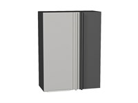 Кухонный  Шкаф верхний прямой угловой Фьюжн Graphite, Silky Light Grey, 920, каркас ЛДСП  Graphite, фасад МДФ  Silky Light Grey,  920*700*345 sppr5VVTtoAR66573