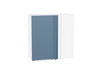 Кухонный  Шкаф верхний прямой угловой Фьюжн Белый, Silky Blue, 720, каркас ЛДСП  Белый, фасад МДФ  Silky Blue,  716*700*345 sppr5VVTtoAR60148