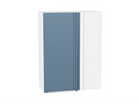 Кухонный  Шкаф верхний прямой угловой Фьюжн Белый, Silky Blue, 920, каркас ЛДСП  Белый, фасад МДФ  Silky Blue,  920*700*345 sppr5VVTtoAR60149