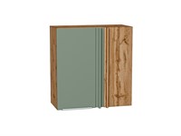 Кухонный  Шкаф верхний прямой угловой Фьюжн Дуб Вотан, Silky Mint, 720, каркас ЛДСП  Дуб Вотан, фасад МДФ  Silky Mint,  716*700*345 sppr5VVTtoAR60686
