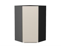 Кухонный  Шкаф верхний угловой Фьюжн Graphite, Cream Silk, 920, каркас ЛДСП  Graphite, фасад МДФ  Cream Silk,  920*600*600 sppr5VVTtoAR71950