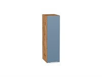 Кухонный  Шкаф верхний бутылочница Фьюжн Дуб Вотан, Silky Blue, 720, 200, каркас ЛДСП  Дуб Вотан, фасад МДФ  Silky Blue,  716*200*320 sppr5VVTtoAR60606