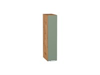 Кухонный  Шкаф верхний бутылочница Фьюжн Дуб Вотан, Silky Mint, 150, каркас ЛДСП  Дуб Вотан, фасад МДФ  Silky Mint,  716*150*320 sppr5VVTtoAR60602