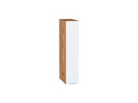 Кухонный  Шкаф верхний бутылочница Фьюжн Дуб Вотан, Silky White, 150, каркас ЛДСП  Дуб Вотан, фасад МДФ  Silky White,  716*150*320 sppr5VVTtoAR60593