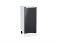Кухонный  Шкаф нижний с 1-ой дверцей Фьюжн Белый, Anthracite, 350, каркас ЛДСП  Белый, фасад МДФ  Anthracite,  816*350*480 sppr5VVTtoAR65144