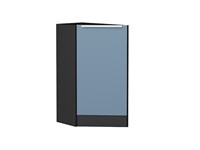 Кухонный  Шкаф нижний торцевой Фьюжн Graphite, Silky Blue, каркас ЛДСП  Graphite, фасад МДФ  Silky Blue,  816*296*554 sppr5VVTtoAR52270