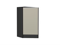 Кухонный  Шкаф нижний торцевой Фьюжн Graphite, Silky Grey, каркас ЛДСП  Graphite, фасад МДФ  Silky Grey,  816*296*554 sppr5VVTtoAR52266