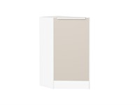 Кухонный  Шкаф нижний торцевой Фьюжн Белый, Cream Silk, каркас ЛДСП  Белый, фасад МДФ  Cream Silk,  816*296*554 sppr5VVTtoAR72005