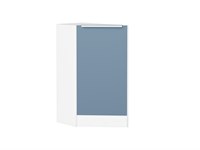 Кухонный  Шкаф нижний торцевой Фьюжн Белый, Silky Blue, каркас ЛДСП  Белый, фасад МДФ  Silky Blue,  816*296*554 sppr5VVTtoAR52269