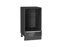 Кухонный  Шкаф нижний под духовку Фьюжн Graphite, Anthracite, 450, каркас ЛДСП  Graphite, фасад МДФ  Anthracite,  816*450*476 sppr5VVTtoAR67093