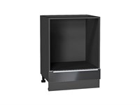 Кухонный  Шкаф нижний под духовку Фьюжн Graphite, Anthracite, 600, каркас ЛДСП  Graphite, фасад МДФ  Anthracite,  816*600*476 sppr5VVTtoAR36934