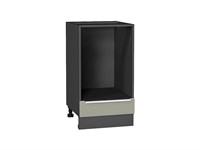 Кухонный  Шкаф нижний под духовку Фьюжн Graphite, Silky Grey, 450, каркас ЛДСП  Graphite, фасад МДФ  Silky Grey,  816*450*476 sppr5VVTtoAR67081
