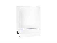 Кухонный  Шкаф нижний под духовку Фьюжн Белый, Silky White, 600, каркас ЛДСП  Белый, фасад МДФ  Silky White,  816*600*476 sppr5VVTtoAR52117