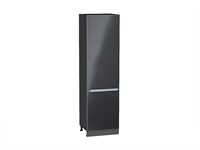Кухонный  Шкаф пенал с 2-мя дверцами Фьюжн Graphite, Anthracite, 2140, 600, каркас ЛДСП  Graphite, фасад МДФ  Anthracite,  2132*600*576 sppr5VVTtoAR45118