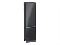 Кухонный  Шкаф пенал с 2-мя дверцами Фьюжн Graphite, Anthracite, 2340, 600, каркас ЛДСП  Graphite, фасад МДФ  Anthracite,  2336*600*576 sppr5VVTtoAR45123