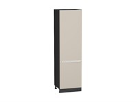 Кухонный  Шкаф пенал с 2-мя дверцами Фьюжн Graphite, Cream Silk, 2140, 600, каркас ЛДСП  Graphite, фасад МДФ  Cream Silk,  2132*600*576 sppr5VVTtoAR72047