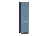 Кухонный  Шкаф пенал с 2-мя дверцами Фьюжн Graphite, Silky Blue, 2340, 600, каркас ЛДСП  Graphite, фасад МДФ  Silky Blue,  2336*600*576 sppr5VVTtoAR52350