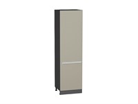 Кухонный  Шкаф пенал с 2-мя дверцами Фьюжн Graphite, Silky Grey, 2140, 600, каркас ЛДСП  Graphite, фасад МДФ  Silky Grey,  2132*600*576 sppr5VVTtoAR52336