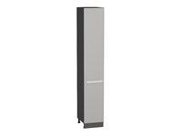 Кухонный  Шкаф пенал с 2-мя дверцами Фьюжн Graphite, Silky Light Grey, 2340, 400, каркас ЛДСП  Graphite, фасад МДФ  Silky Light Grey,  2336*400*576 sppr5VVTtoAR66732