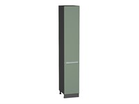 Кухонный  Шкаф пенал с 2-мя дверцами Фьюжн Graphite, Silky Mint, 2340, 400, каркас ЛДСП  Graphite, фасад МДФ  Silky Mint,  2336*400*576 sppr5VVTtoAR52343