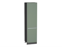 Кухонный  Шкаф пенал с 2-мя дверцами Фьюжн Graphite, Silky Mint, 2340, 600, каркас ЛДСП  Graphite, фасад МДФ  Silky Mint,  2336*600*576 sppr5VVTtoAR52344