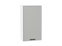 Кухонный  Шкаф верхний с 1-ой дверцей Фрейм Белый, Grey Silk, 920, 500, каркас ЛДСП  Белый, фасад МДФ  Grey Silk,  920*500*324 sppr5VVTtoAR68925