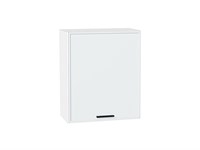 Кухонный  Шкаф верхний с 1-ой дверцей Фрейм Белый, White Silk, 720, 600, каркас ЛДСП  Белый, фасад МДФ  White Silk,  716*600*324 sppr5VVTtoAR66865