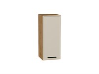 Кухонный  Шкаф верхний с 1-ой дверцей Фрейм Дуб Вотан, Cream Silk, 720, 300, каркас ЛДСП  Дуб Вотан, фасад МДФ  Cream Silk,  716*300*324 sppr5VVTtoAR69815