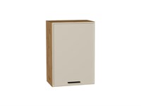 Кухонный  Шкаф верхний с 1-ой дверцей Фрейм Дуб Вотан, Cream Silk, 720, 500, каркас ЛДСП  Дуб Вотан, фасад МДФ  Cream Silk,  716*500*324 sppr5VVTtoAR69819